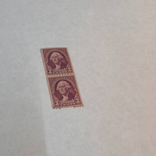 Vintage Rare 1932 US 3 Cent George Washington Stamp | Purple / Violet #S