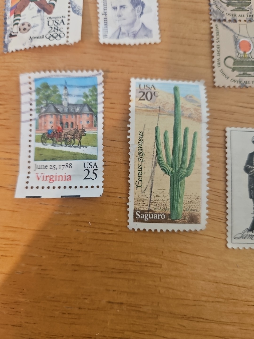 Lot of Unused Mixed Cent Stamps, Vintage U.S. Postage Stamps