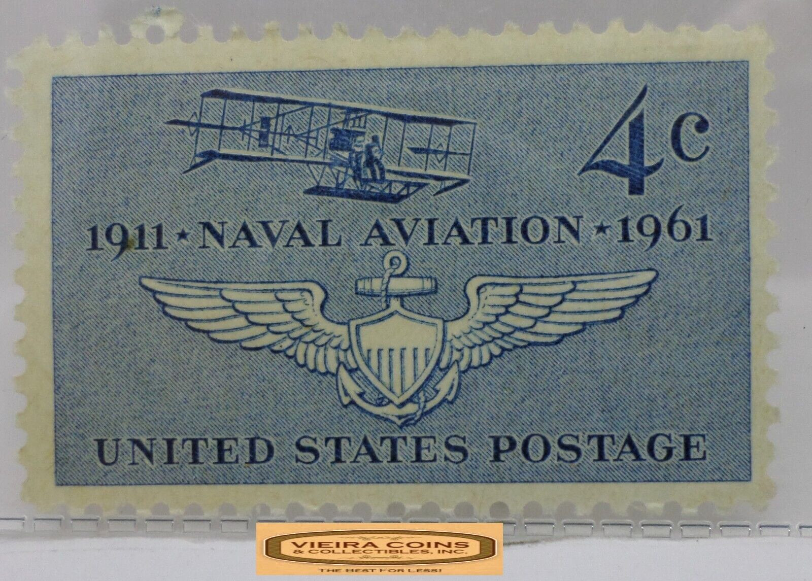 1911 – 1961 USA Postage Naval Aviation 4 Cents Stamp – #S41746NQ