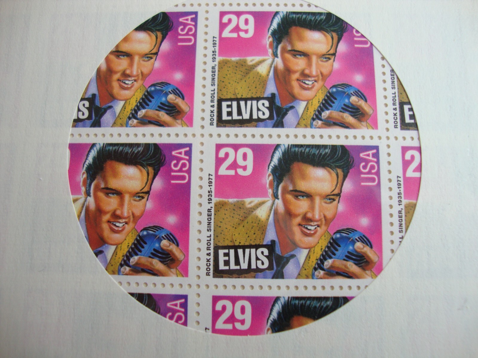2 sheets 1992 ELVIS stamps Legends of American Music 29 Cent SEALED USPS 9916