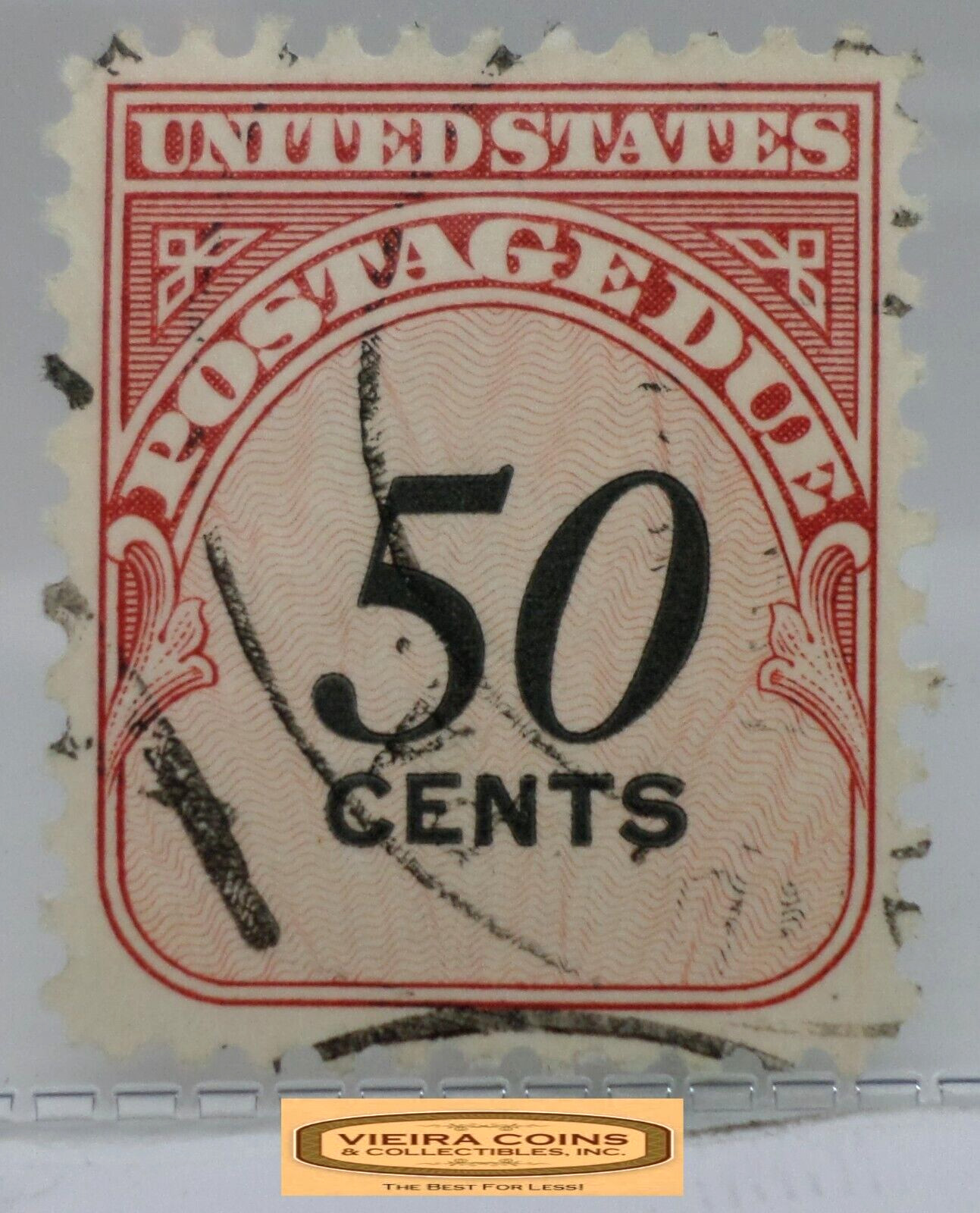 USA Postage Due 50 Cents Stamp – #S41433NQ