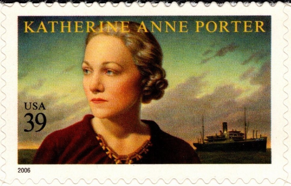 USA 2006 KATHERINE ANNE PORTER AUTHOR STRIP OF 4 STAMPS SCOTT 4030 MNH