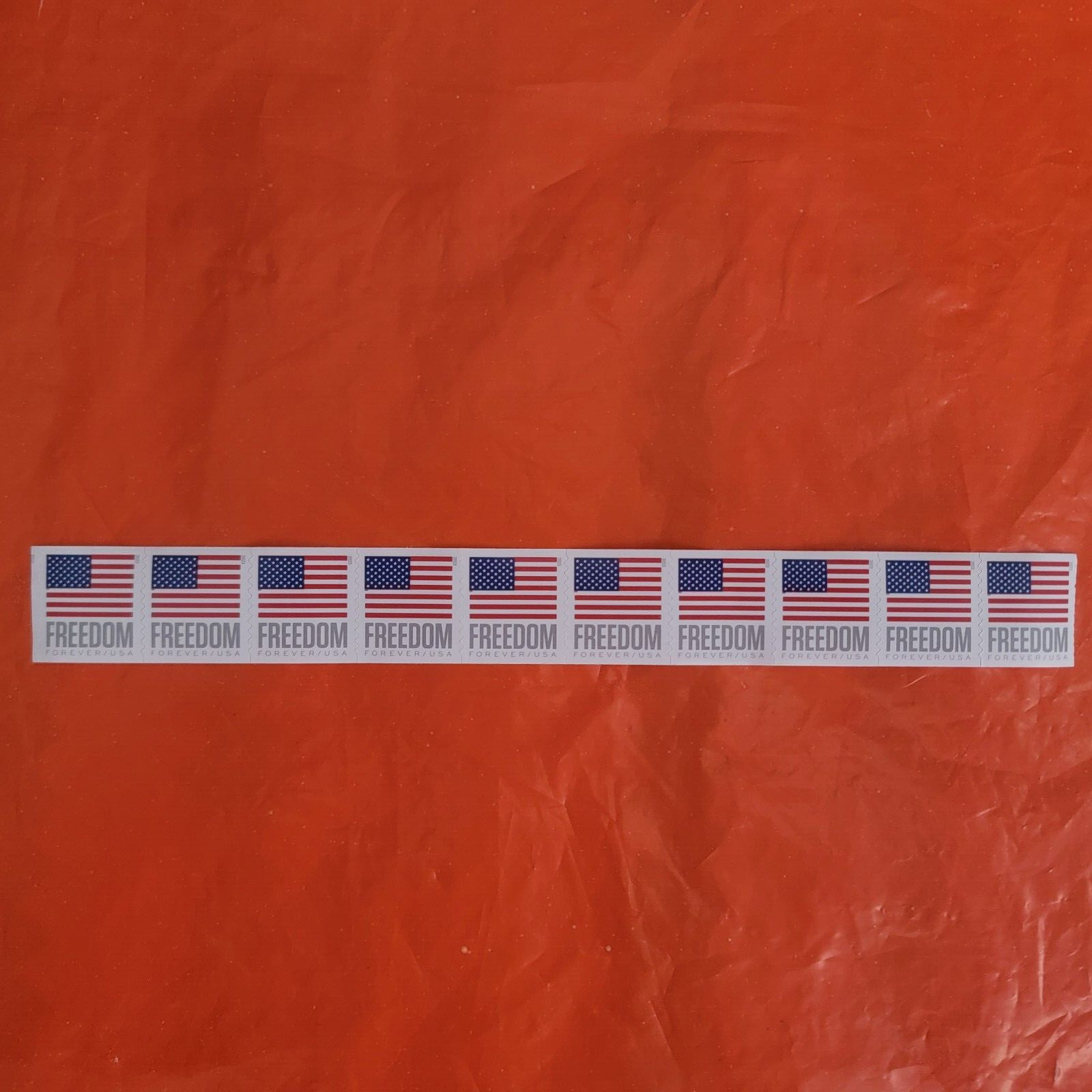 2023 US Flags Forever First Class Postage Stamps – 10 Stamps