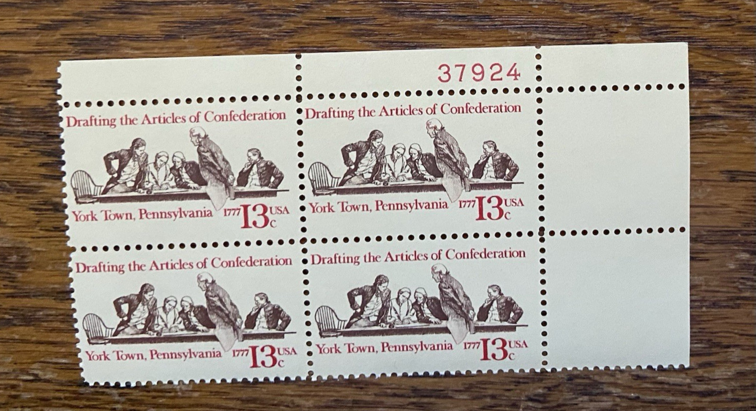 US POSTAGE STAMPS “WASHIGTON&BICENTENNIAL” LOT/7 FULL SHEET & PLATE BLOCKS-MNH