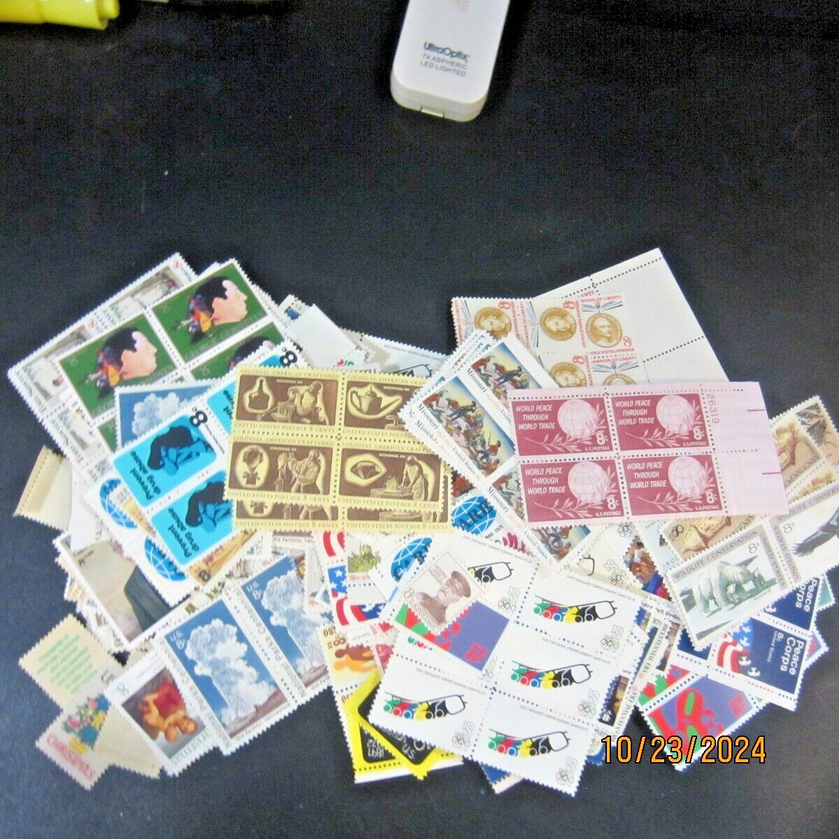 $80.00 Face Value * (1,000) EIGHT CENT STAMPS * Buy At 55% Of Face Value *STK B