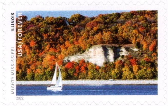 USA 2022 MIGHTY MISSISSIPPI TEN STAMPS SHEET SC 5698-5707 MNH