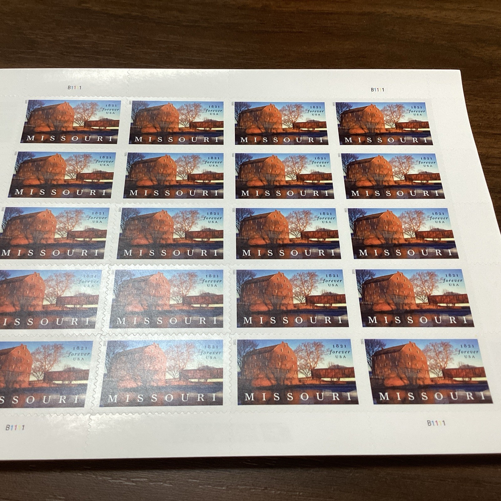 SCOTT# 5626 MISSOURI STATEHOOD SHEET OF 20 STAMPS- MNH-NIP-2021-US