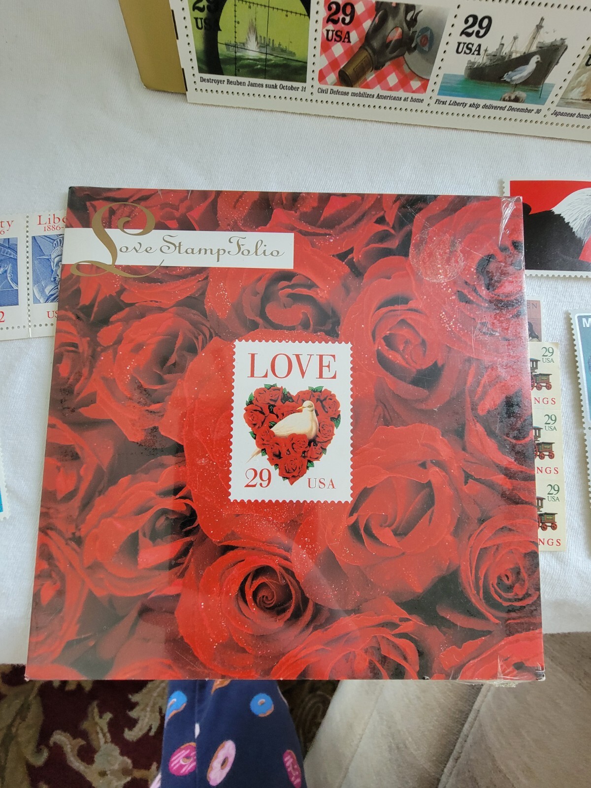 Lot Of USPS Postage Stamps 90s WWII Love $9.95 Eagle Minerals Liberty Mexico