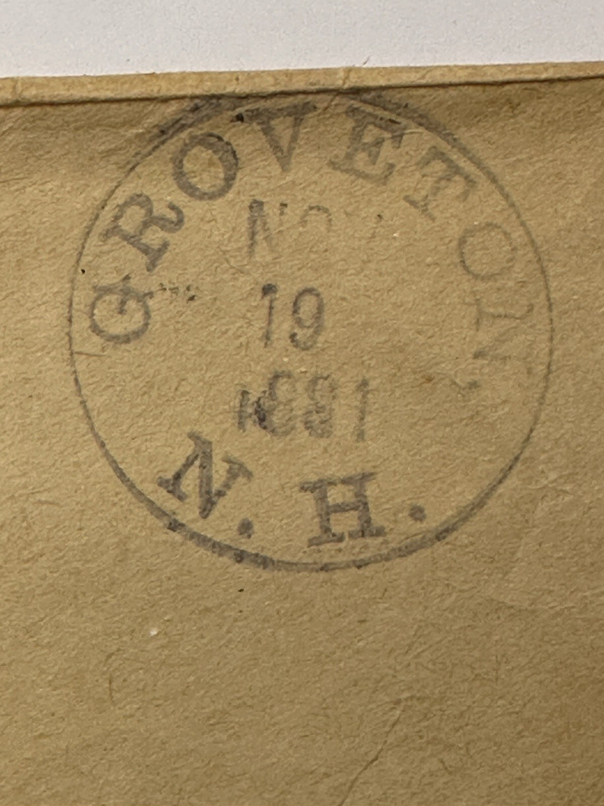 VICTORIAN ERA EMPTY ENVELOPE ONLY COOS NH UPSIDE DOWN 3-cent STAMPS 1881 B57