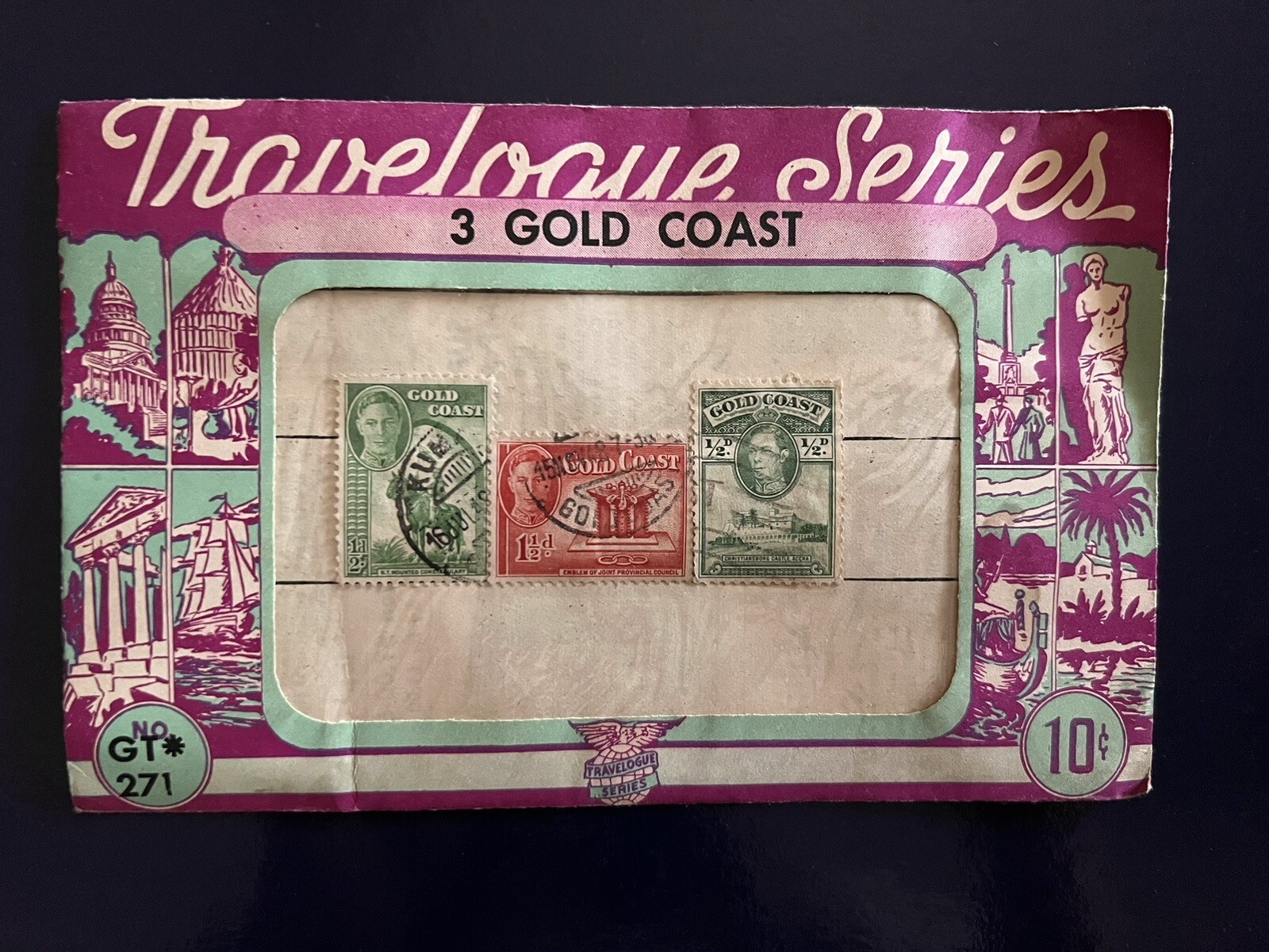 US Stamps Collection Packet – 3 Gold Coast New RARE