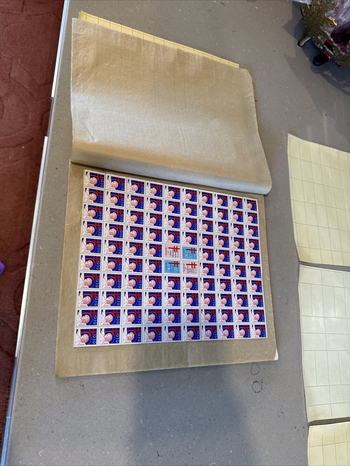US Stamps Postage Sheets 6 Full Unused Mint Condition