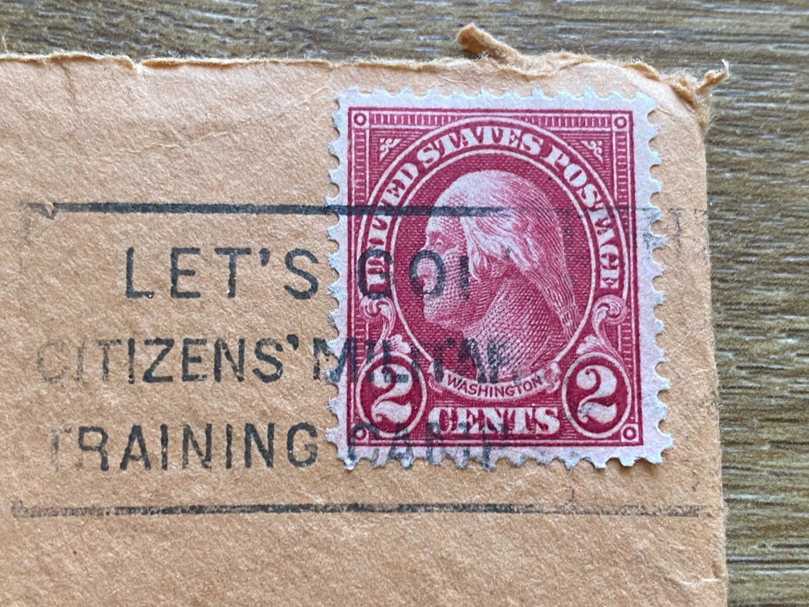 George Washington Red 2 Cent Postage Stamp Very Rare
