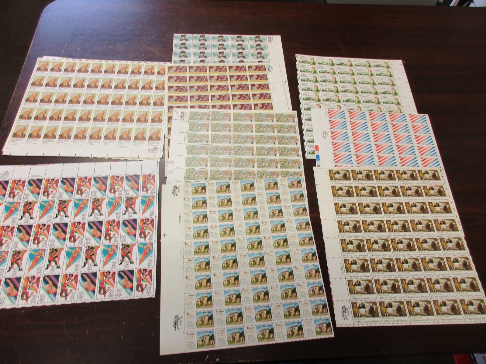 20 cent full sheets Mint NH, Face Value $461.20