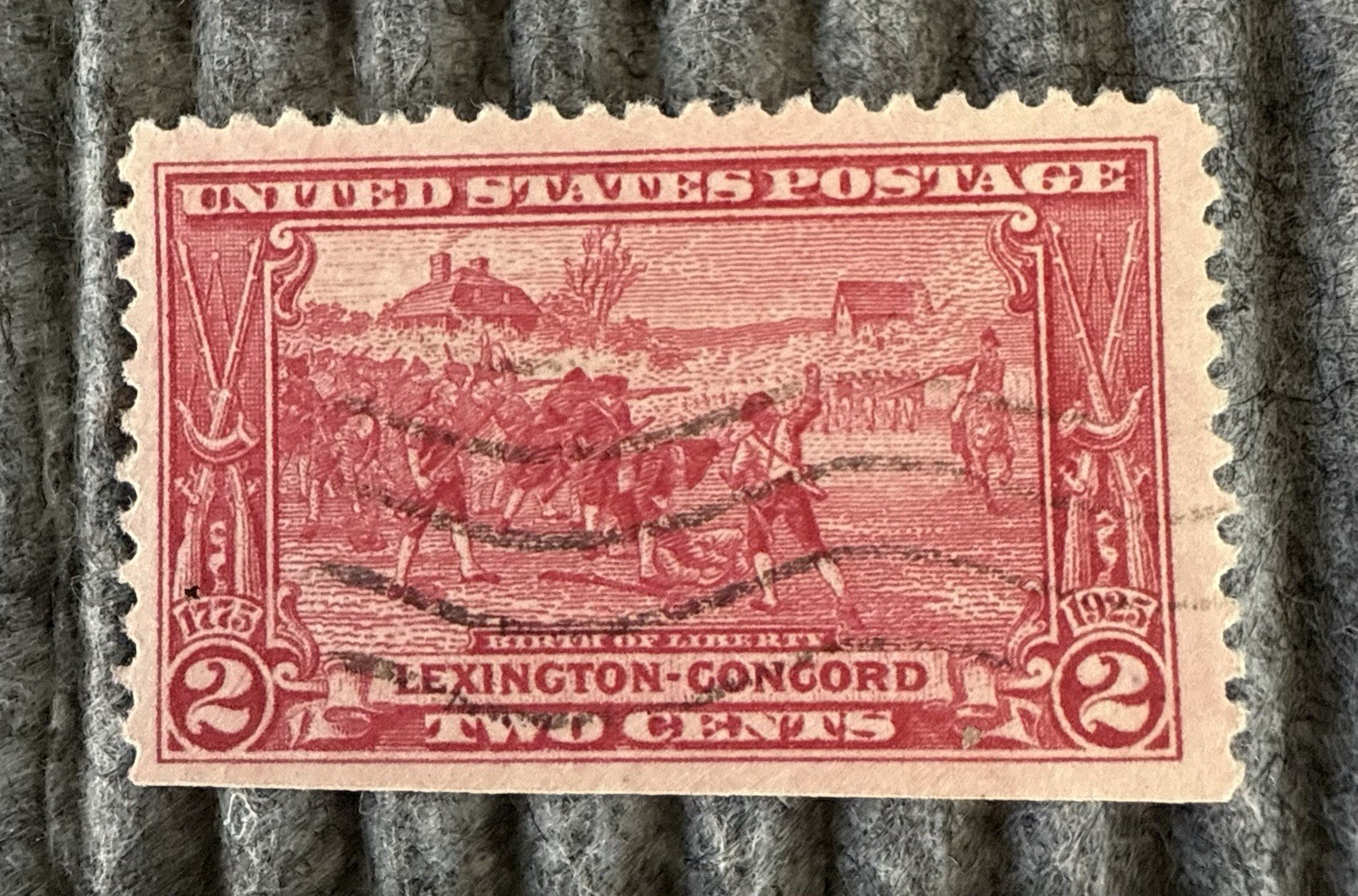US Scott Stamps #617 – 619 Lexington and Concord Set of 3 with Bonus #617 Used