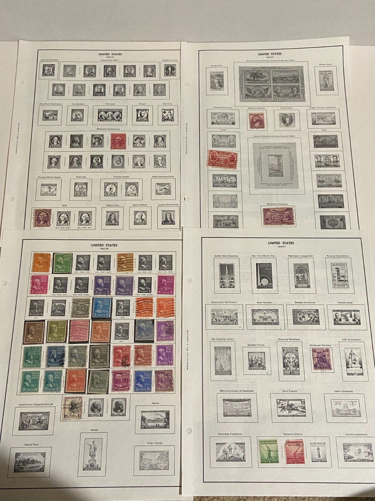LOT MIXED ANTQUE & VINTAGE U.S. UNITED STATES STAMPS – STAMP COLLECTION