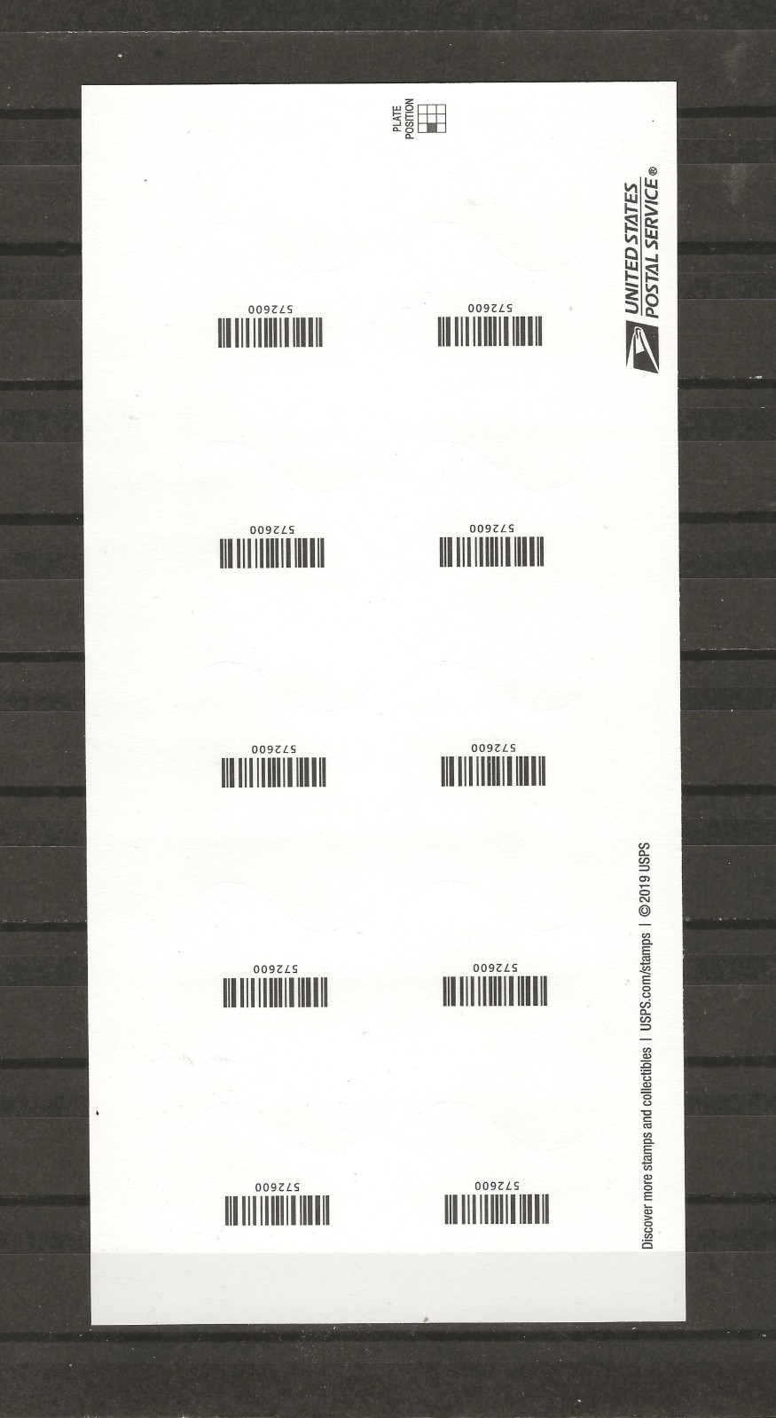 USPS Global International Mail Forever Postage Stamps (10 Sheets = 100 Stamps)