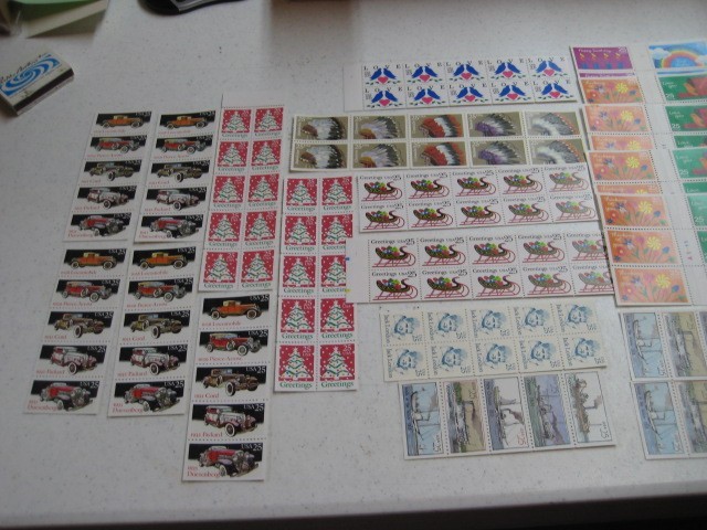 U.S. postage stamp lot 29 cents Fv 148.00 MNH OG Booklet Panes