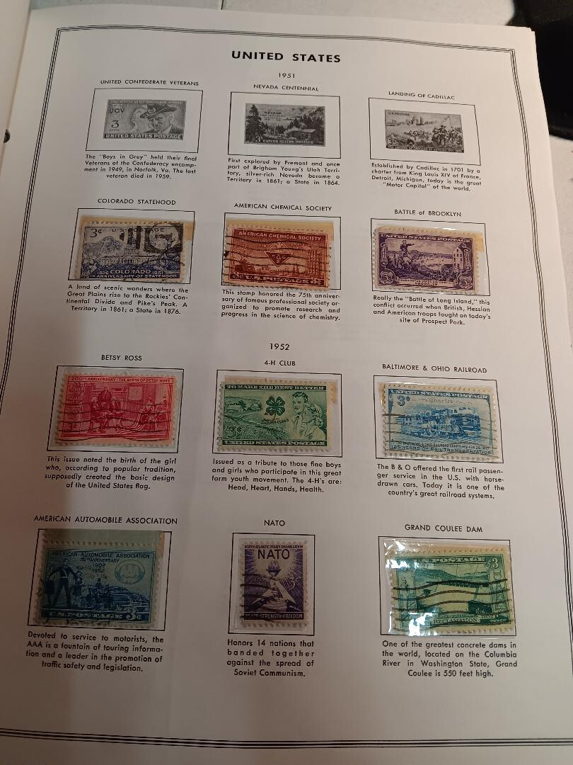 COLLECTORS BOOK OF Postage Stamps NOT 100% FULL VARIOUS OF ALL KIND 1947 AND UP