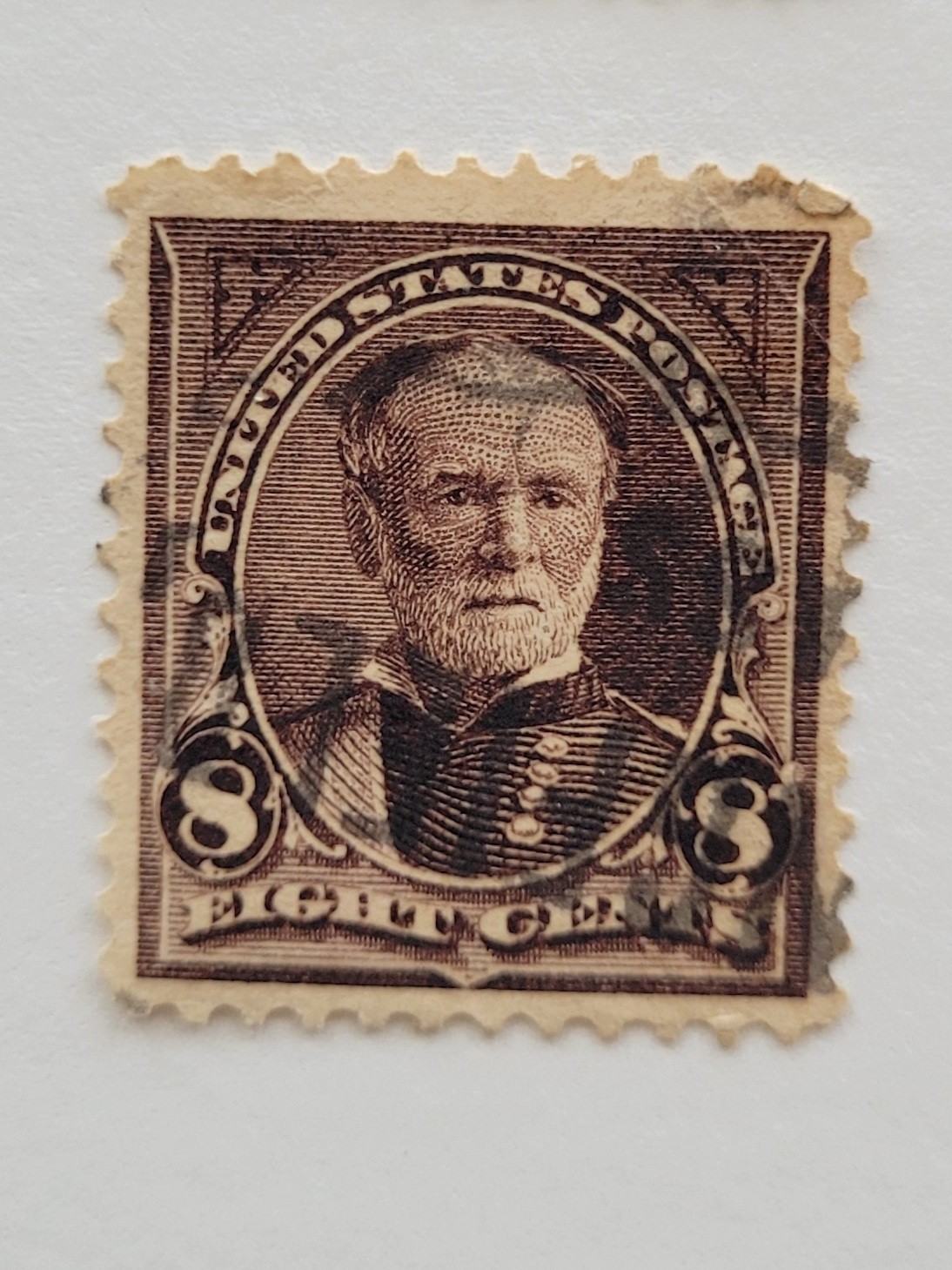 US Classic Stamp Lot Scott 221 222 225 226 Used Jackson Lincoln Sherman Webster