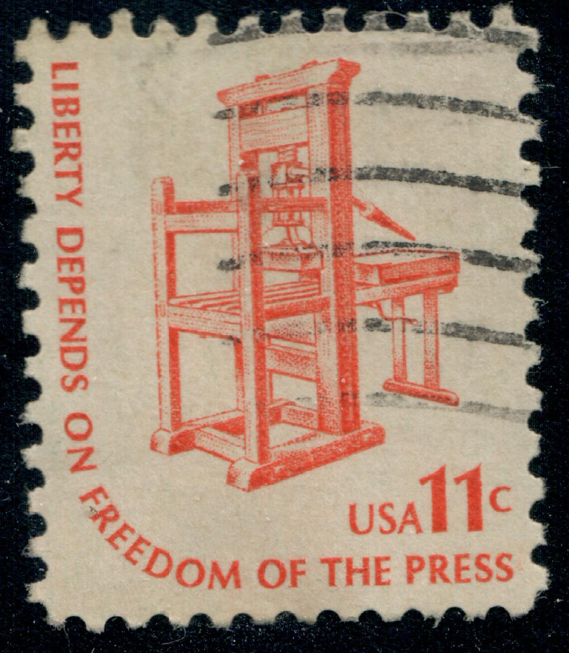 USA – 1975 – Americana Issue – Printing Press – 11¢ – #3515