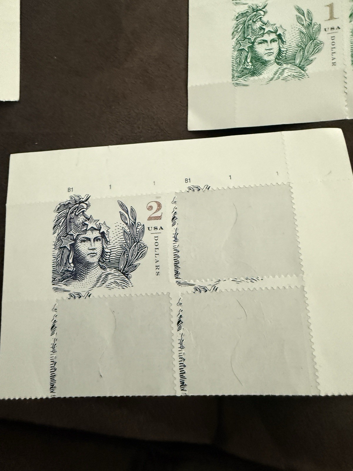USPS USA 40 Dollars Worth Of Authentic Stamps FREE POSTAGE ! Self Adhesive