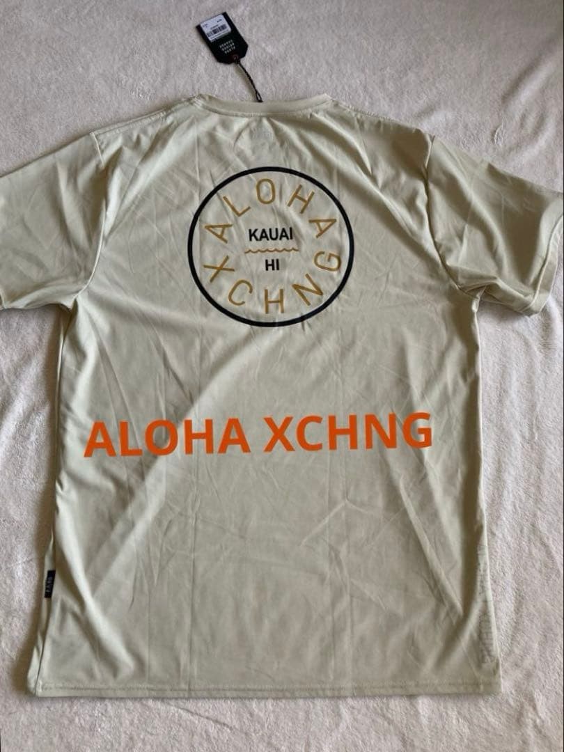 ALOHA XCHNG Aloha Exchange UV Cut Logo T-shirt [Price Reduced]