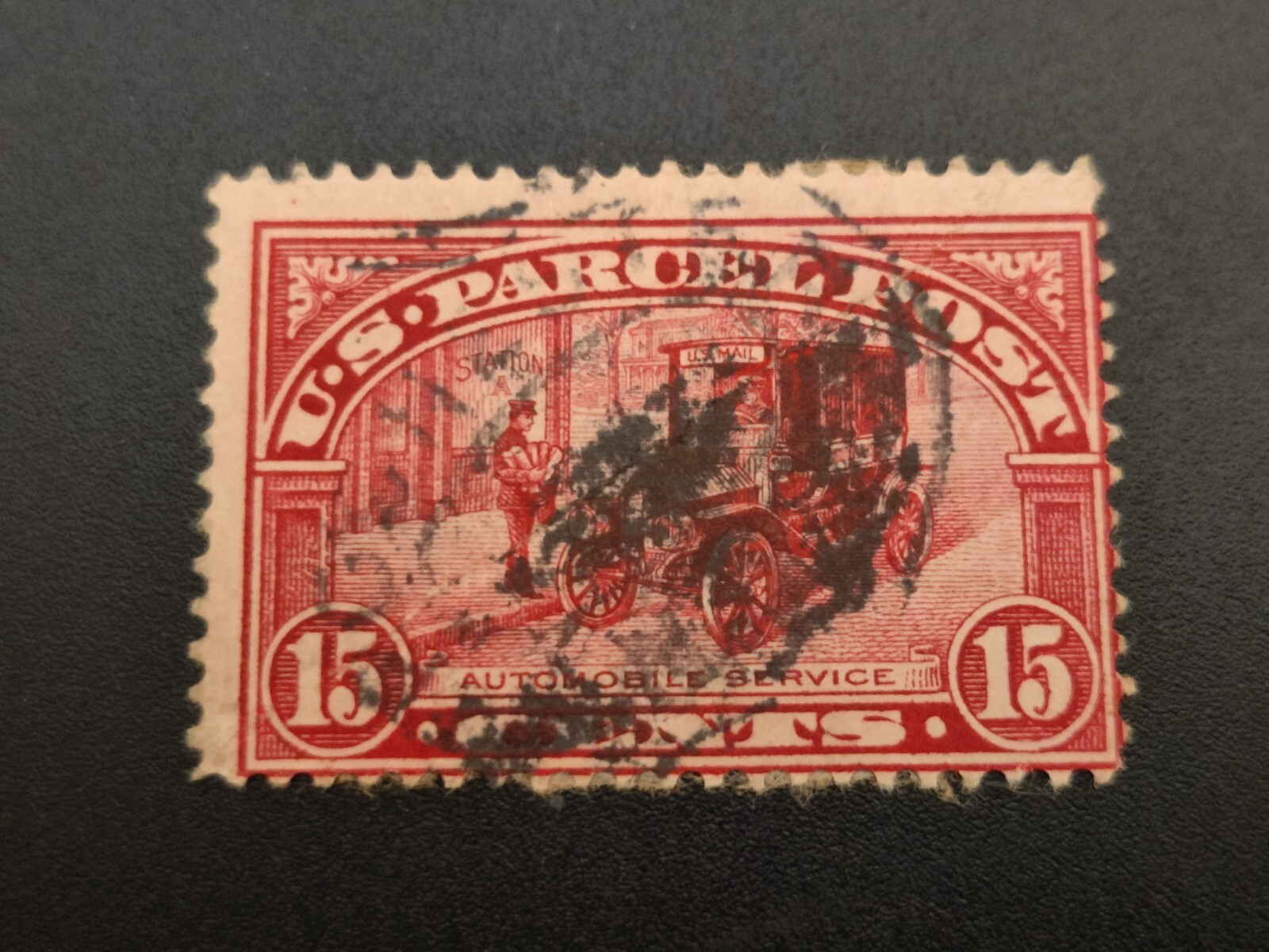 US Scott Q7 15c Parcel Post Automobile 1913 Used