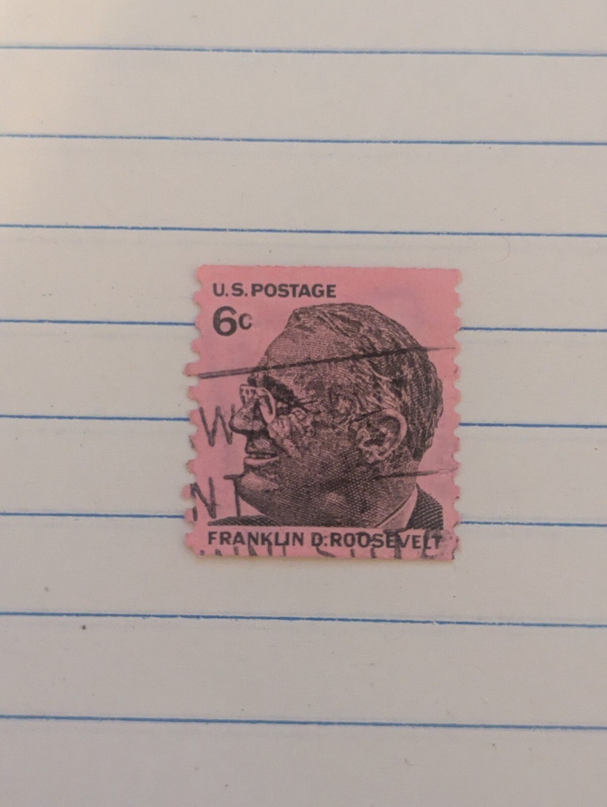 franklin d roosevelt 6 cent stamp