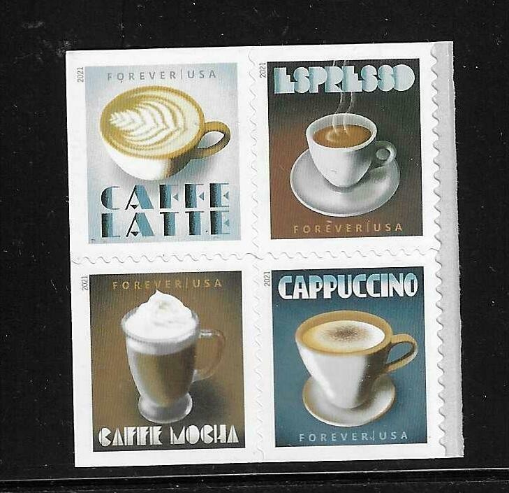 USA SC # 5569-5572 Espresso Drinks . MNH