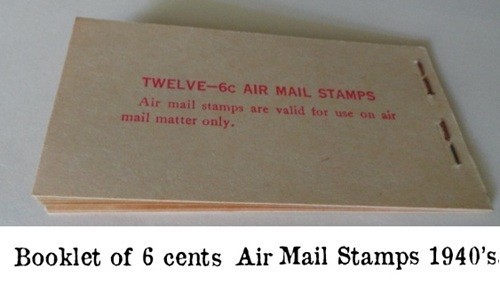 Rare: 6 cents Air Mail Stamps 1940’s