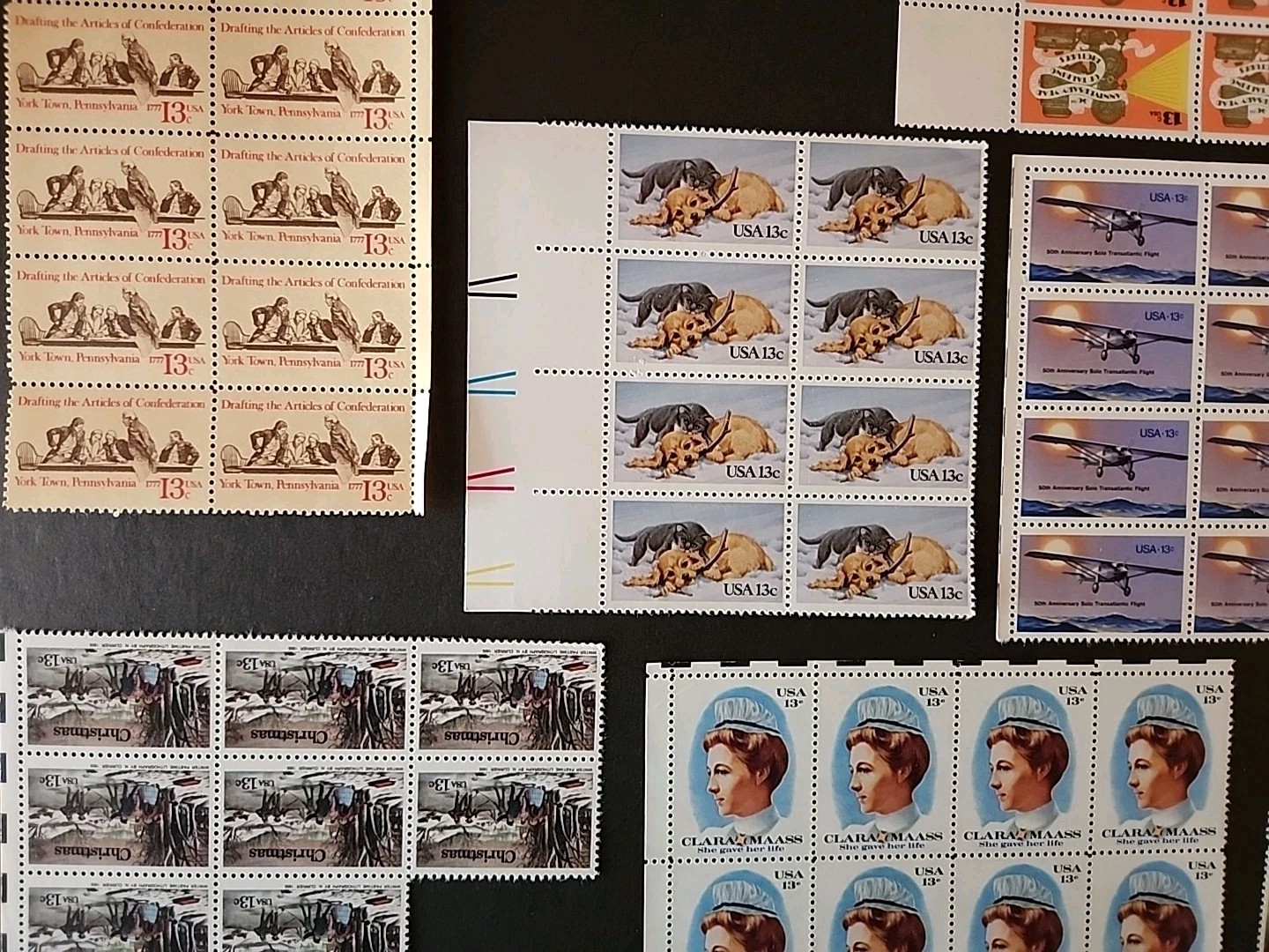 Lot Of 1855 USPS stamps. All 13 Cents. Vintage 70s. FV $241. Liberty Bell.