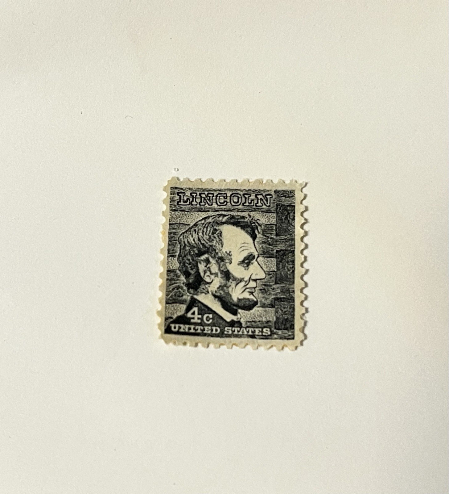 USA President ABRAHAM LINCOLN 4c Stamp BLACK USED