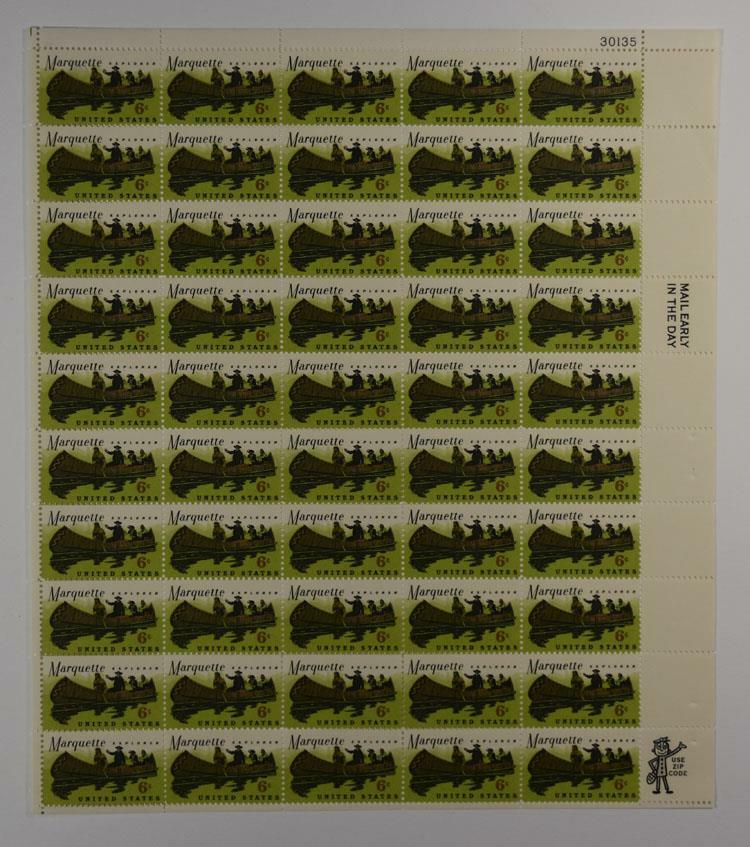 US SCOTT 1356 // 1425 11 DIFFERENT 6 CENT SHEETS $33.00 FACE VALUE MNH