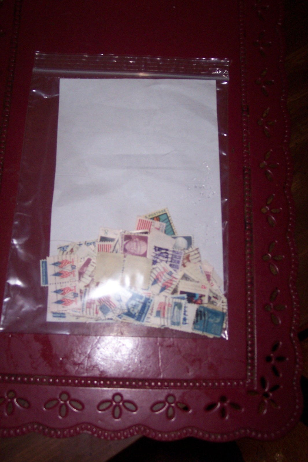 US stamps off paper