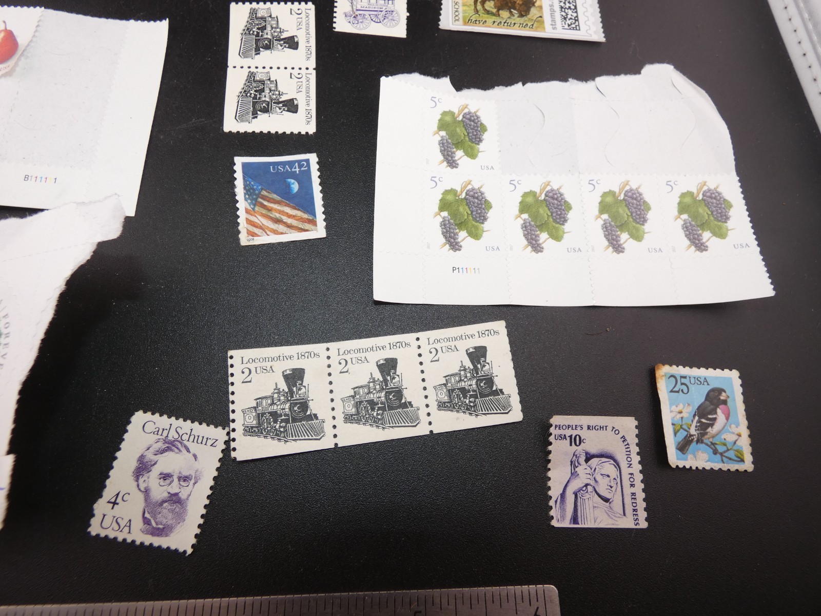 Lot of Unused Stamps Vintage U.S. Postage Stamps