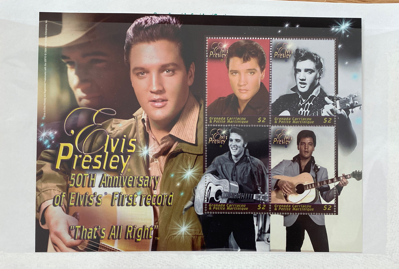 ELVIS PRESLEY 50Th ANNIVERSARY,First Record Thats All Right, (#7)