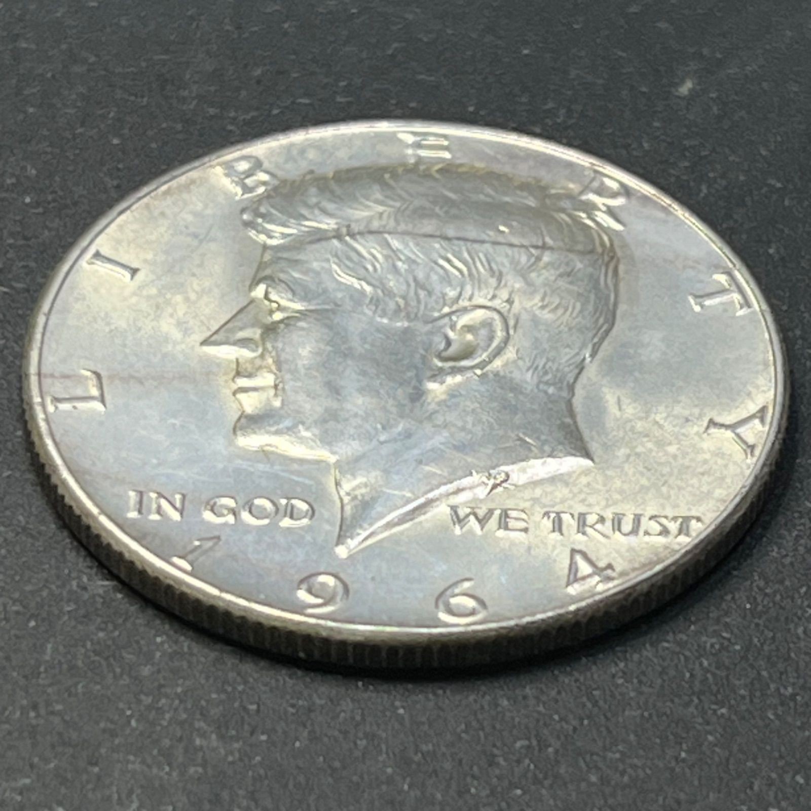 1964 Kennedy Half Dollar 90% Silver First Year Large Silver Coin USA Management