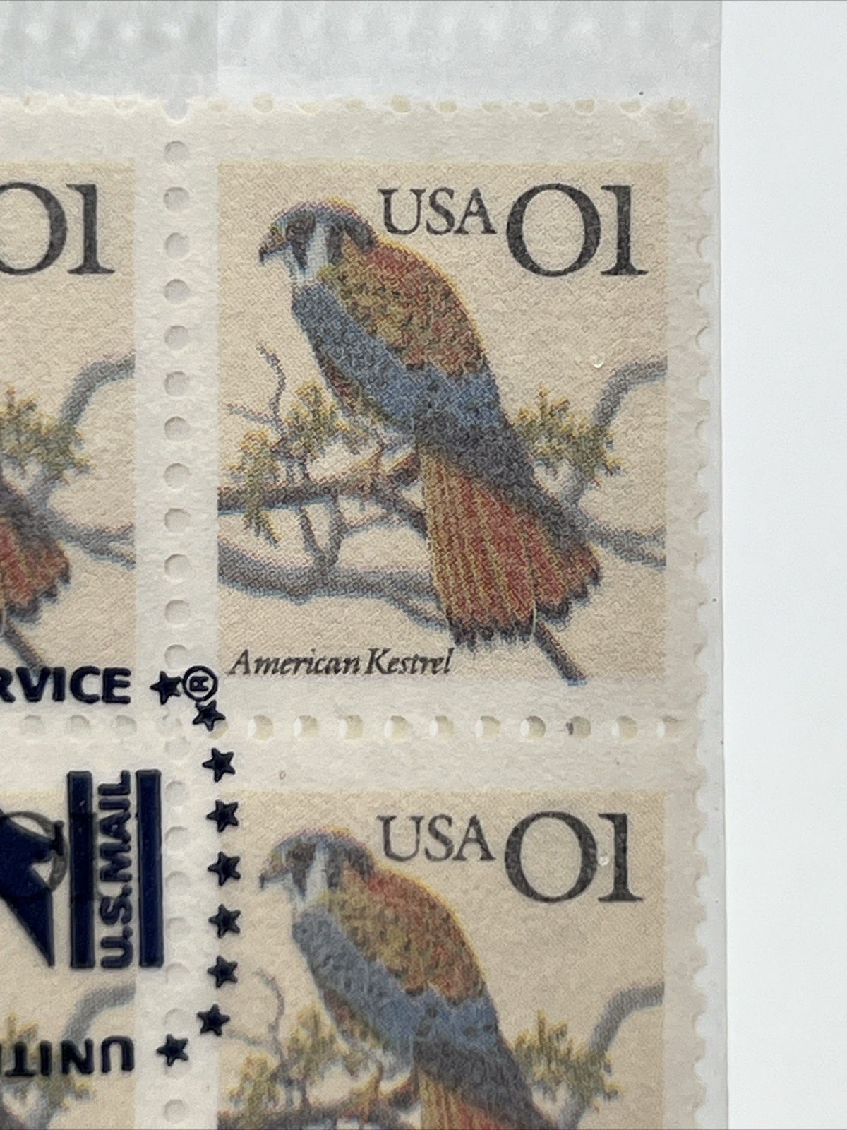 Twenty Stamps 1 Cent Kestrel Item #2138 New in Original Pack