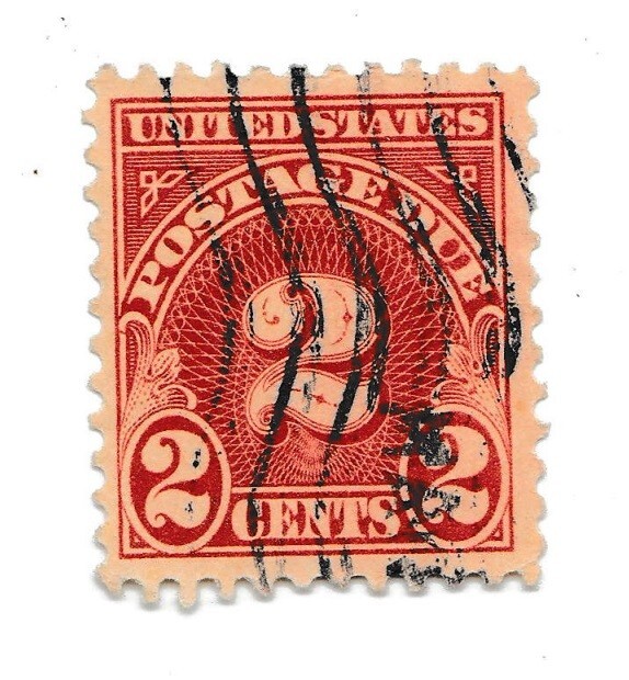 USA – 1930 – Postage Due – Numeral Stamp – 2¢