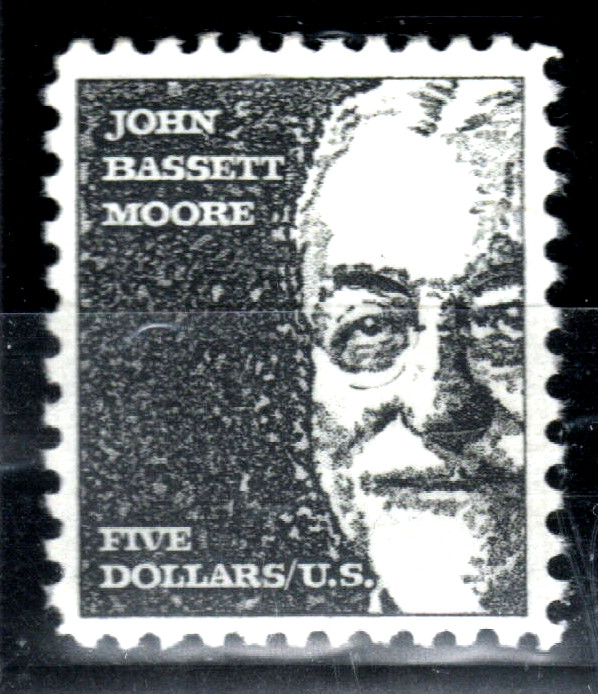 U.S. Stamp (1993) – $5.00 John Bassett Moore stamp SC# 1295a MNH (CV $17.50)