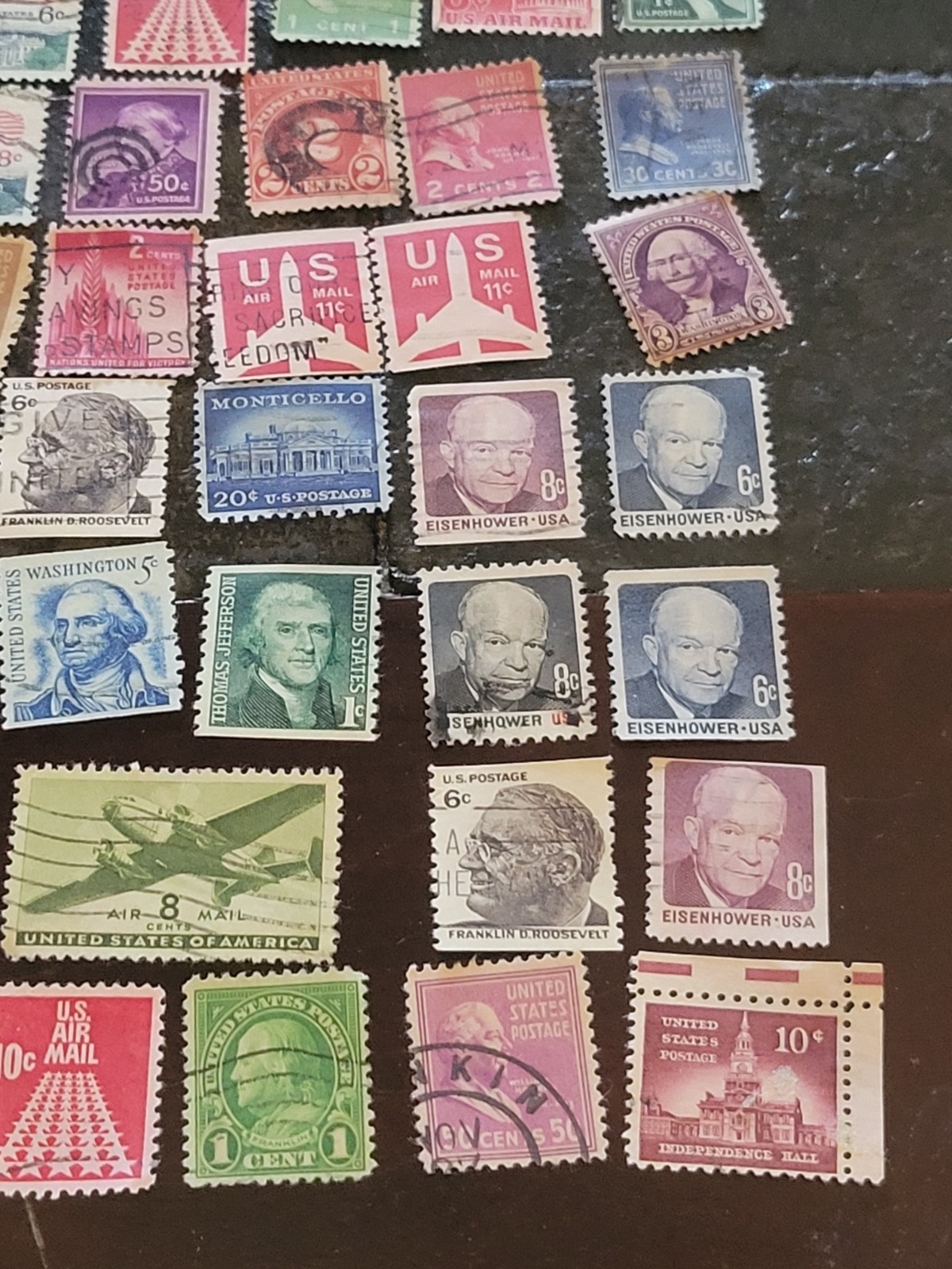 Lot of Vtg US Postage Stamps Assorted Mixed American Collection Commemoratives