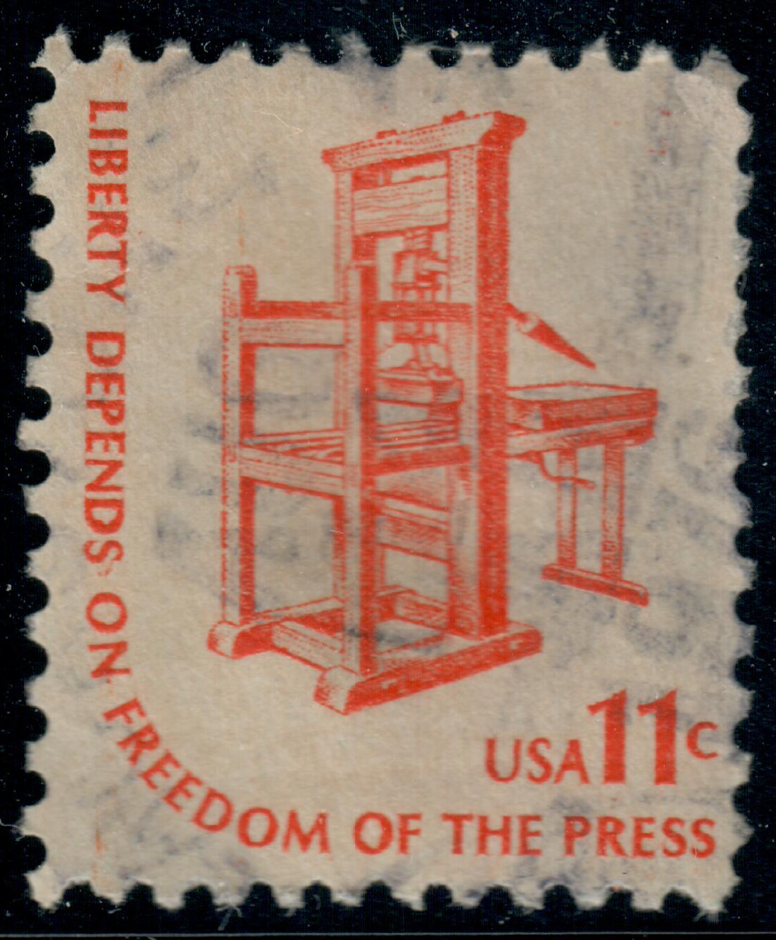 USA – 1975 – Americana Issue – Printing Press – 11¢ – #3528