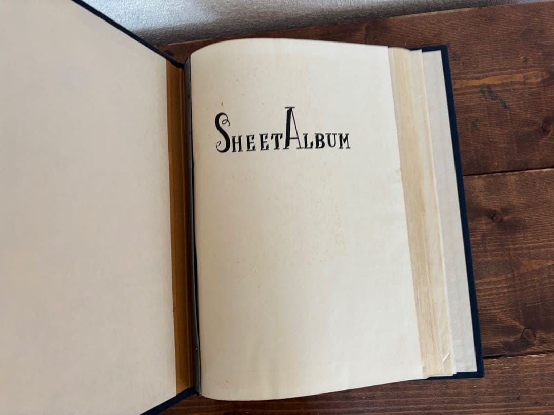 Showa era album, photos, stamp sheets, antique