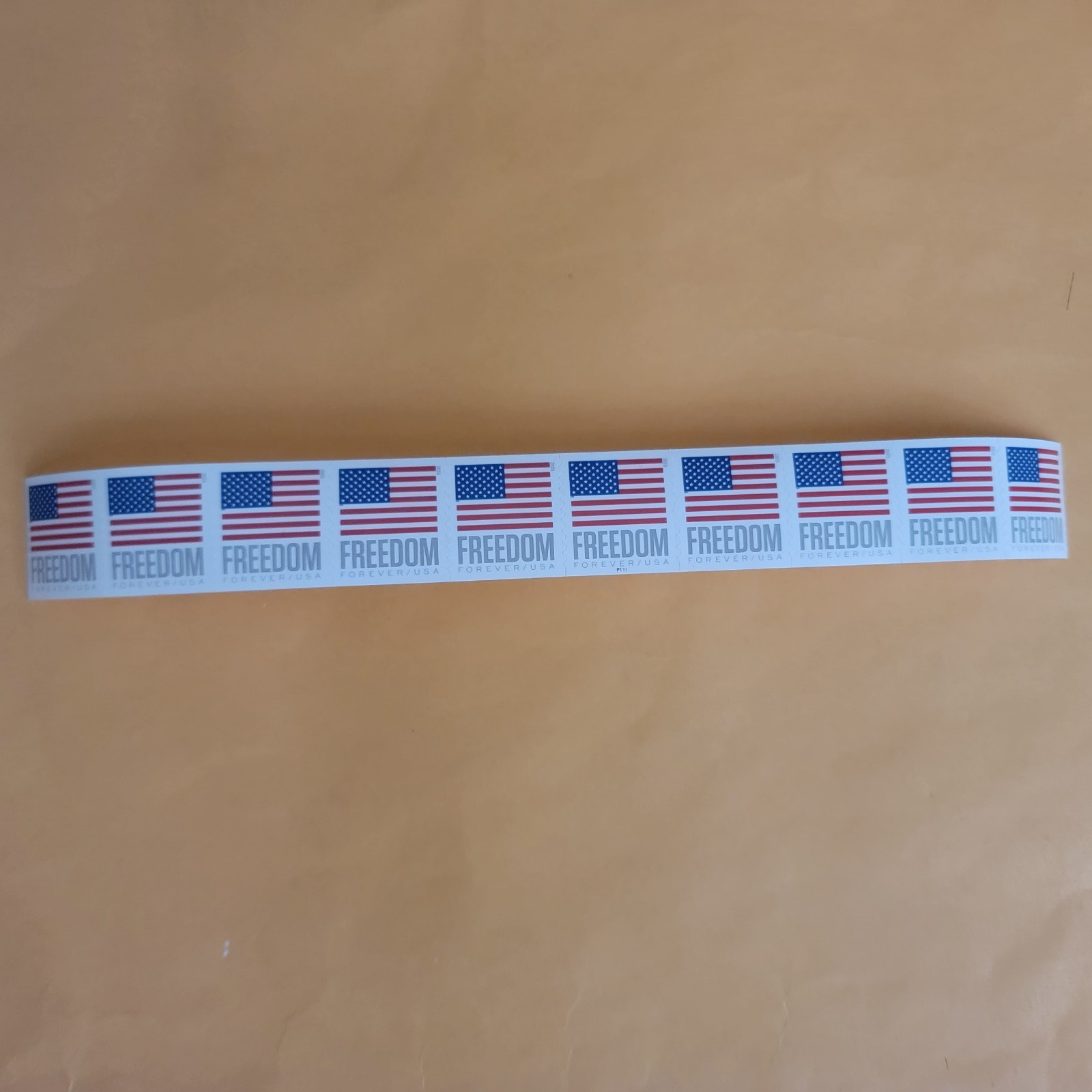 10 First Class Forever Stamps US Flag 2023 MNH