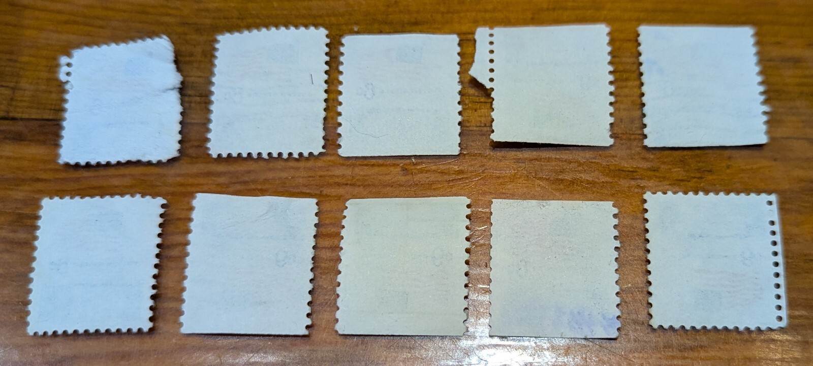 Lot Of (10) USA 1968 Flag over White House 6 Cent Cancelled Stamps