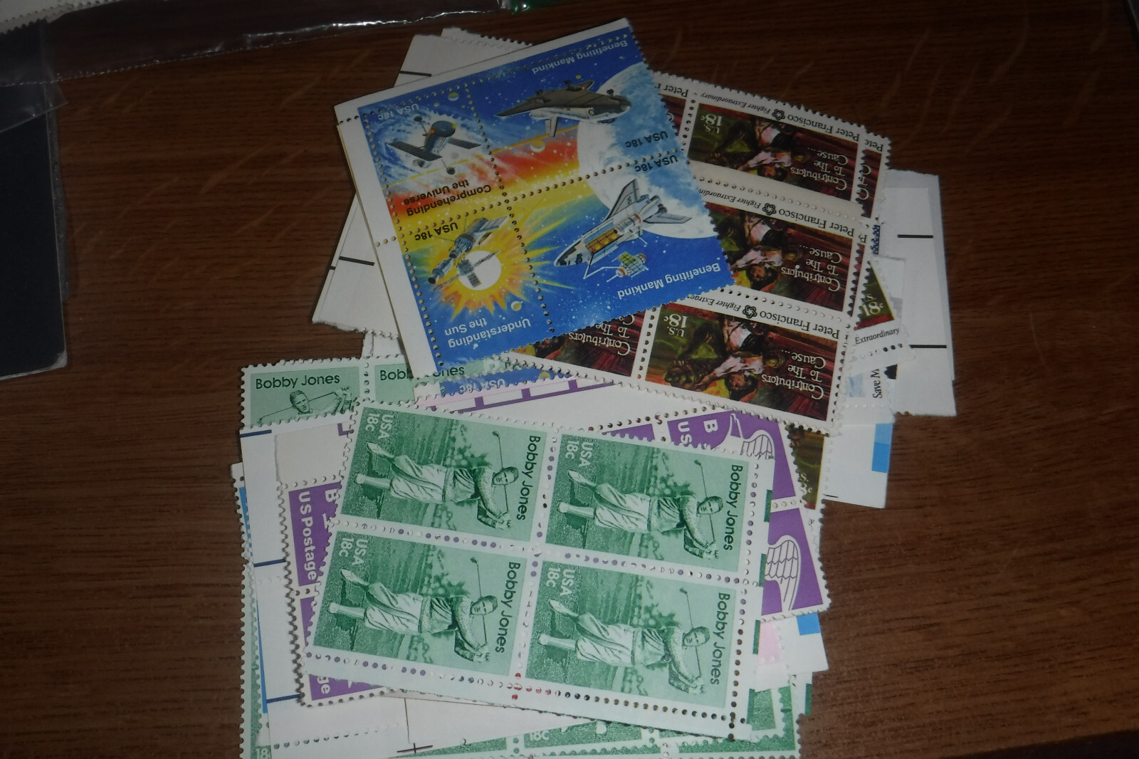 Lot of Unused 18 Cent Stamps, Vintage Eighteen Cent U.S. Postage $18 Face