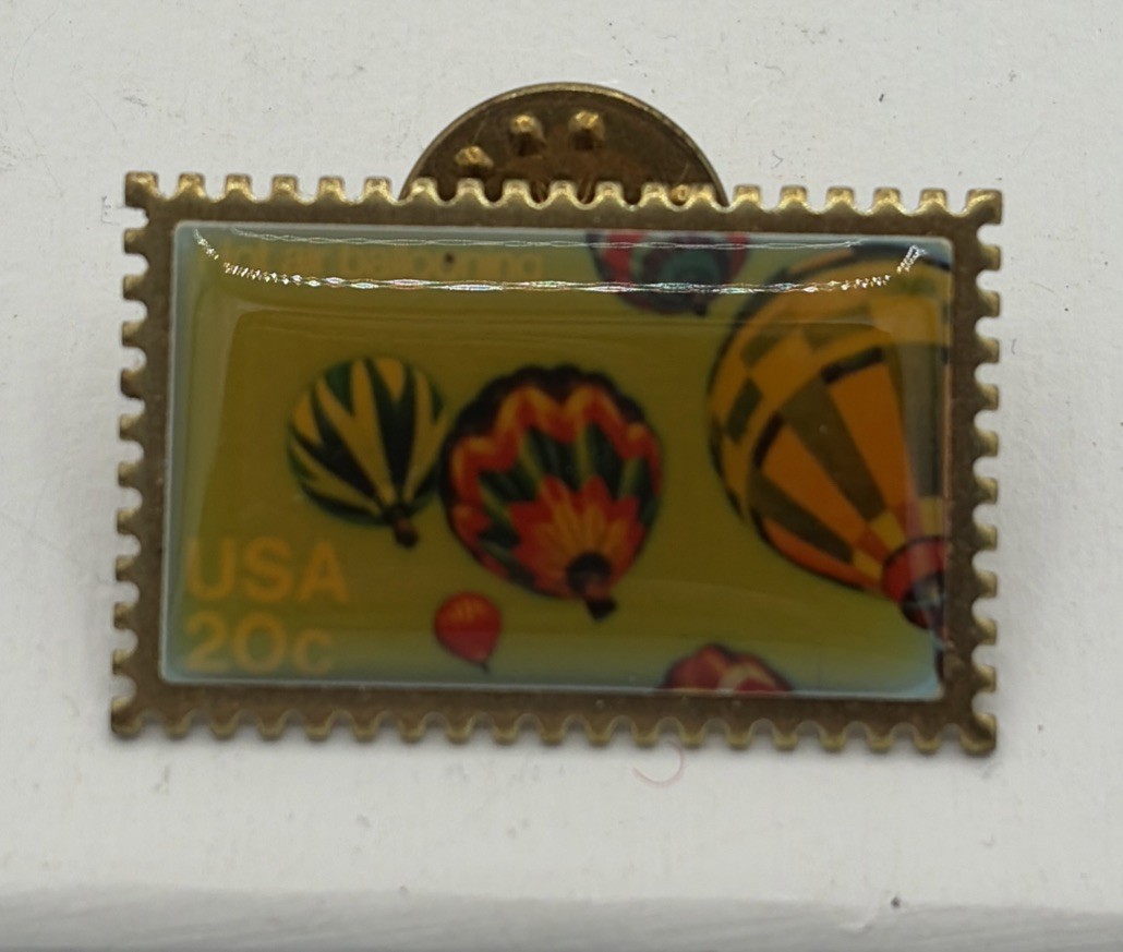 Lot of 10 Vintage USPS Metal Postage Stamp Pins : Horses, Kentucky, Derby, Etc