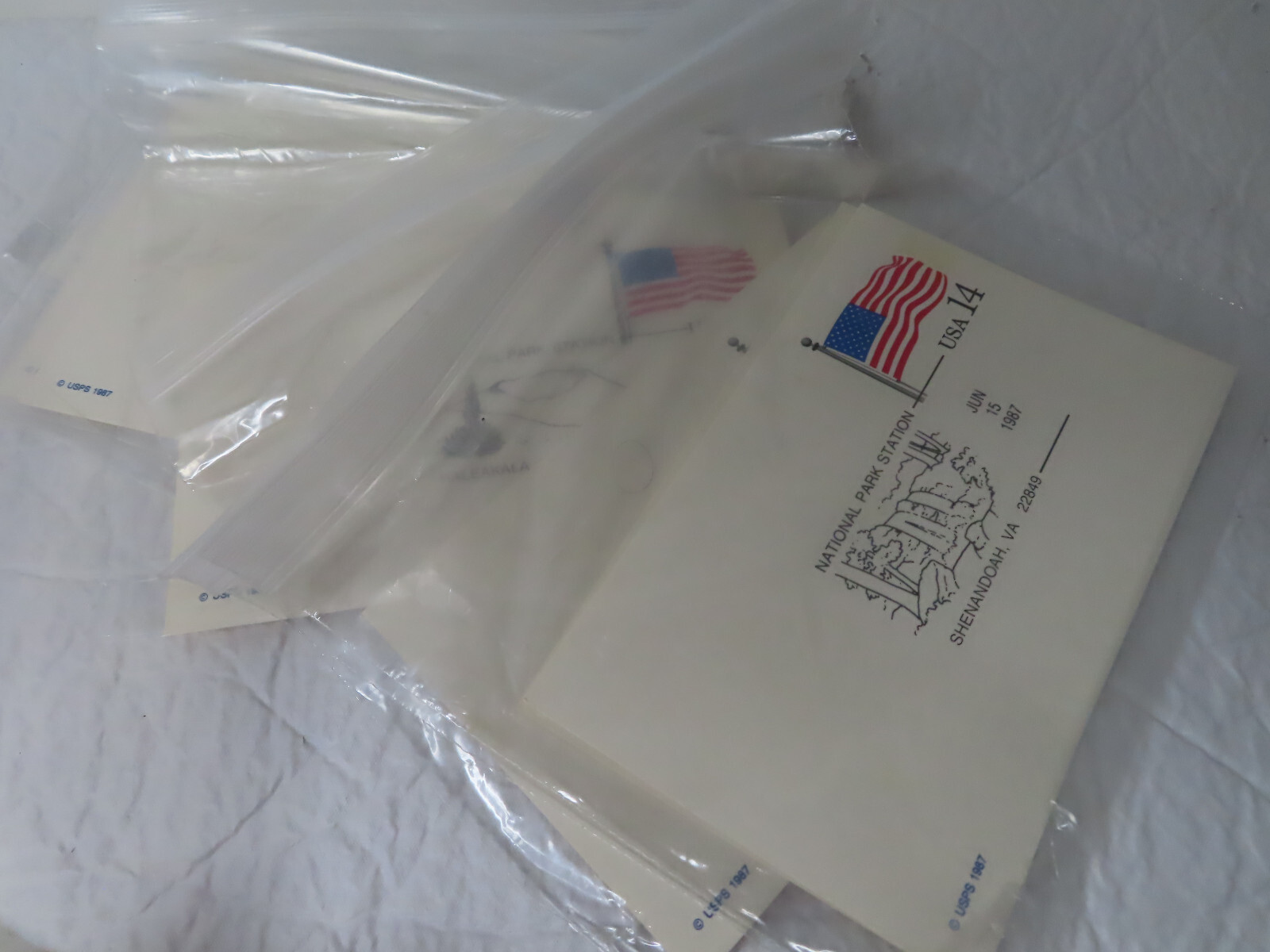 USPS 14 cent Postcards 1987 Lot Ten National Park Stations First Day of Issue