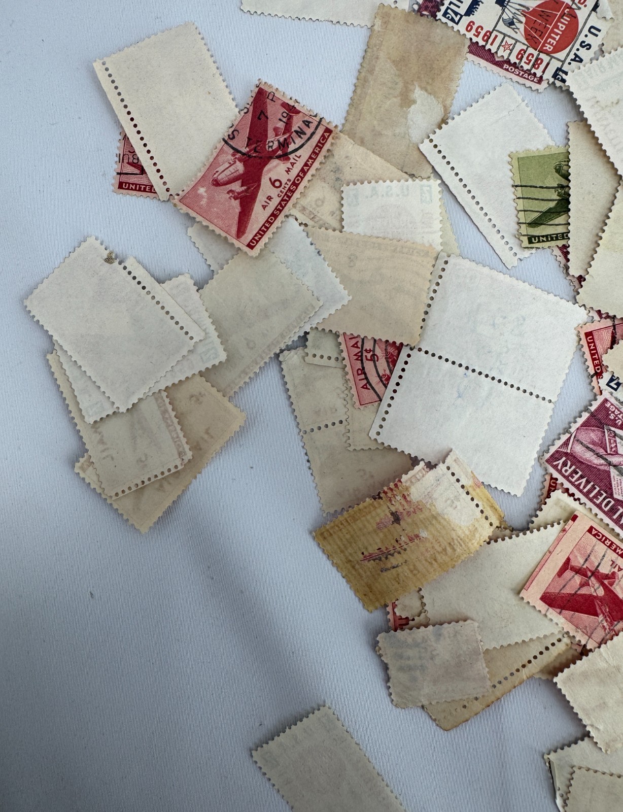 Canceled Vintage Used US Airmail and Transportation Stamp Lot 150 plus