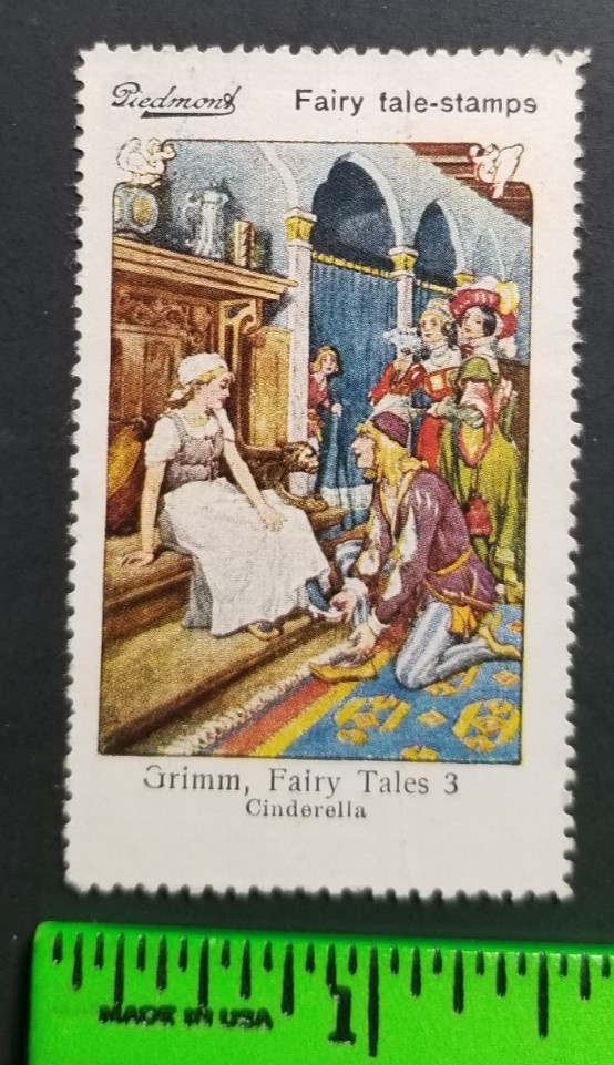 Vintage Piedmont Fairy Tales Cinderella Poster Stamp